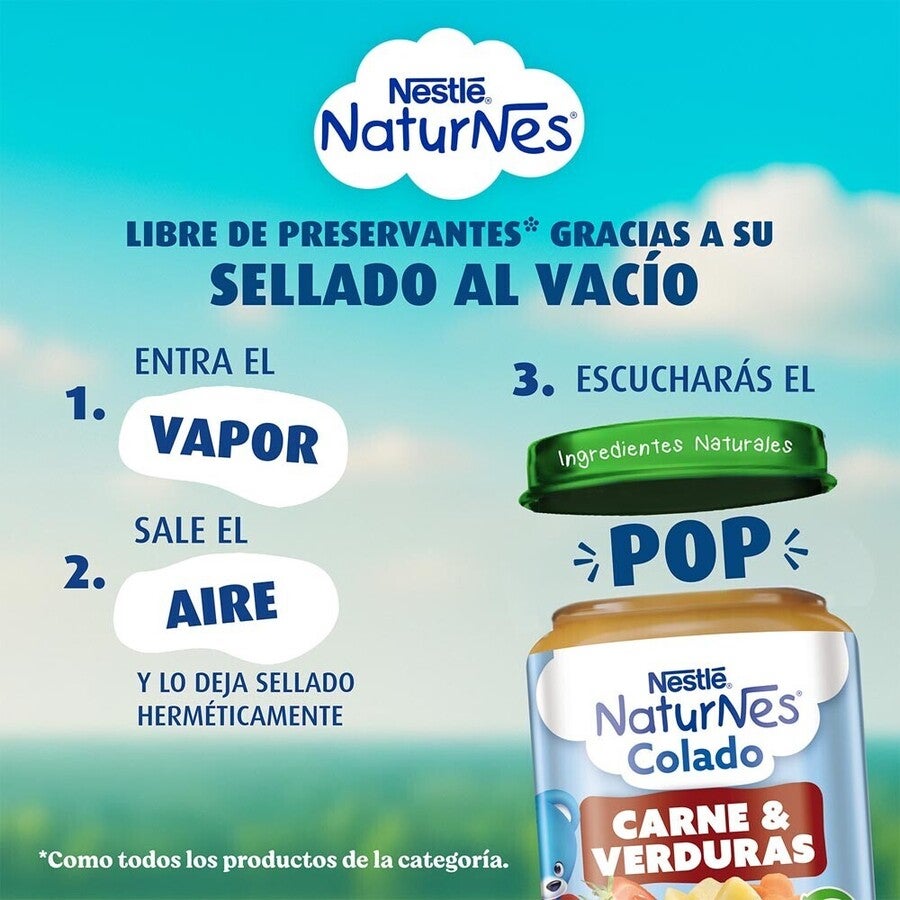 Colado Naturnes Carne y Verduras 215g
