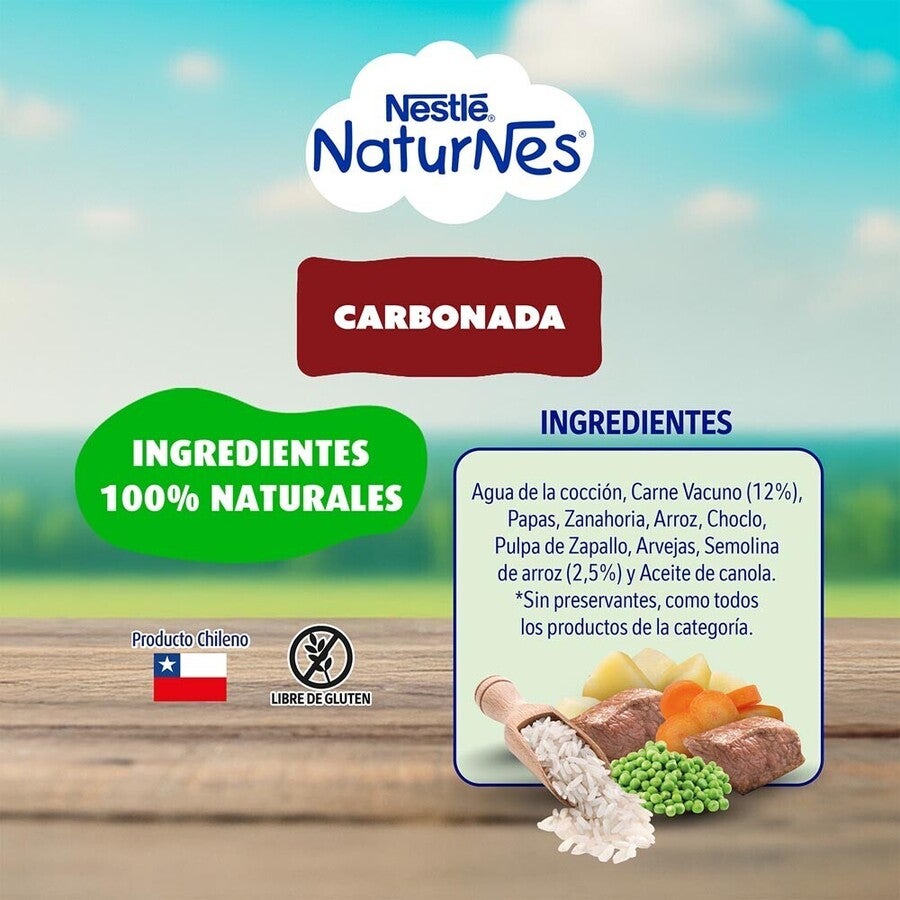Picado Naturnes Carbonada 250g