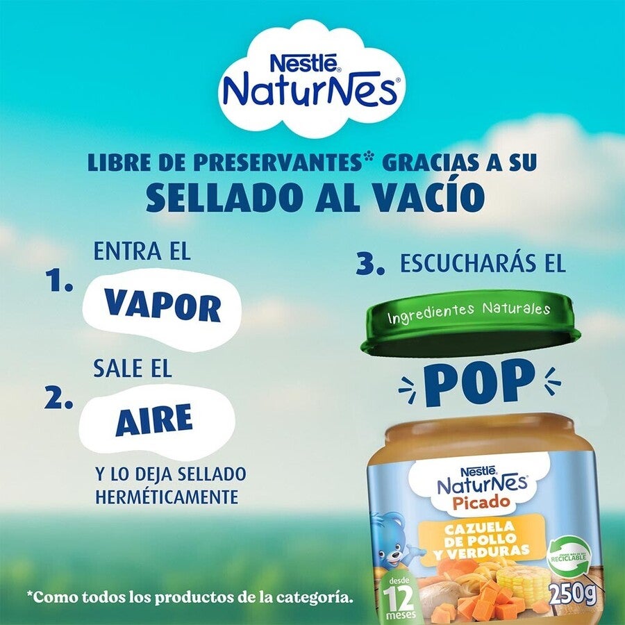 Picado Naturnes Cazuela de Ave 250g