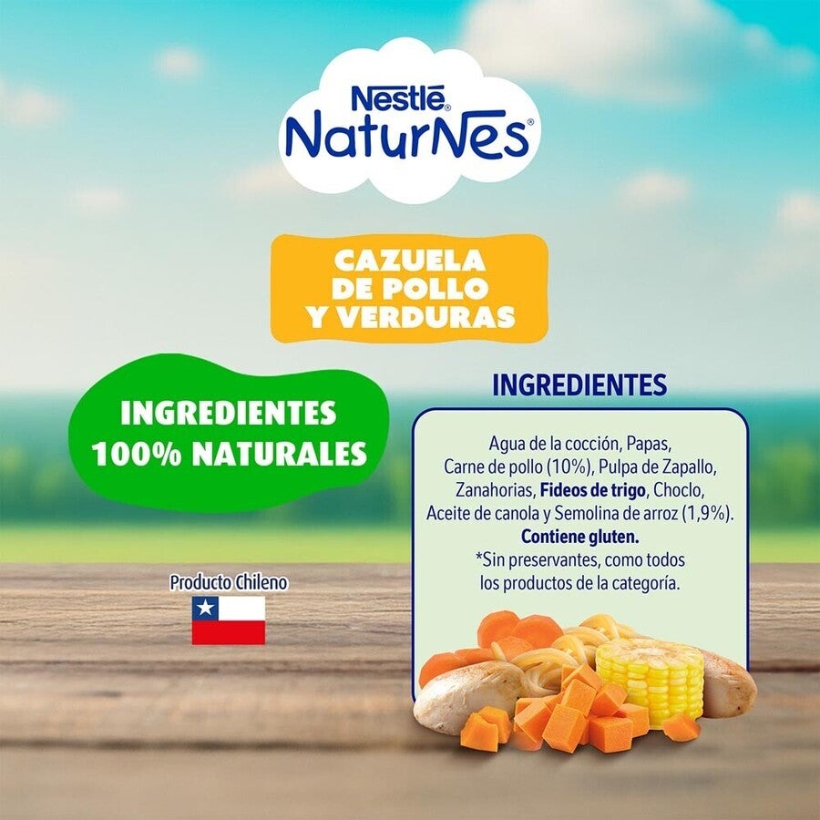 Picado Naturnes Cazuela de Ave 250g