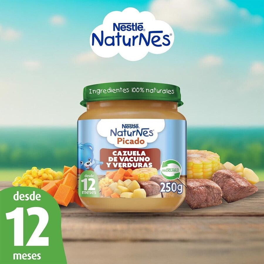 Picado Naturnes Cazuela de Vacuno 250g
