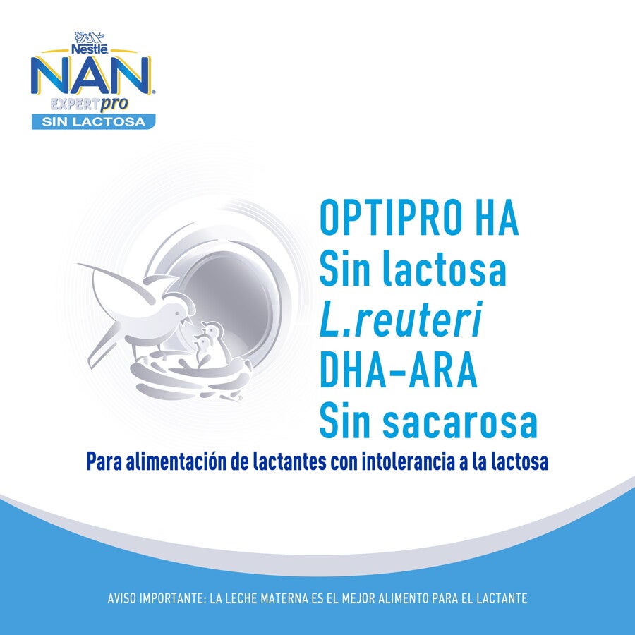 Fórmula láctea NAN® Sin Lactosa 400g | Nestlé FamilyNes Chile