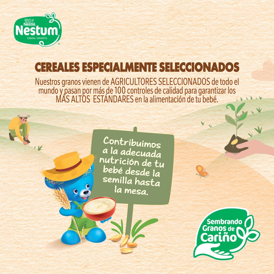 Cereal Infantil CERELAC® 5 Cereales y Leche 400g