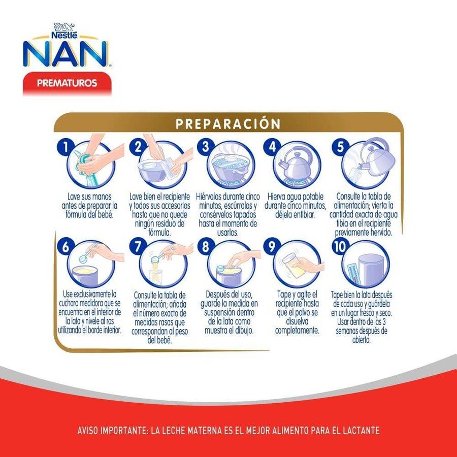 Fórmula Infantil NAN® Prematuros