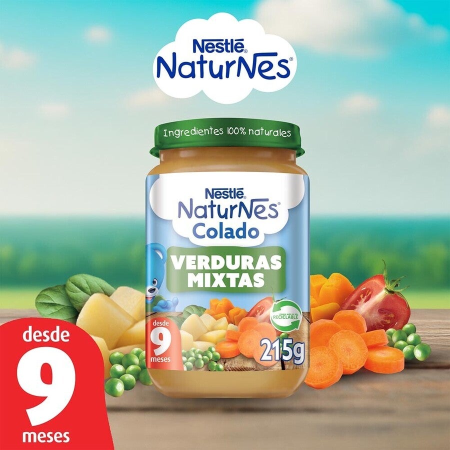 Colado Naturnes Verduras Mixtas 215g