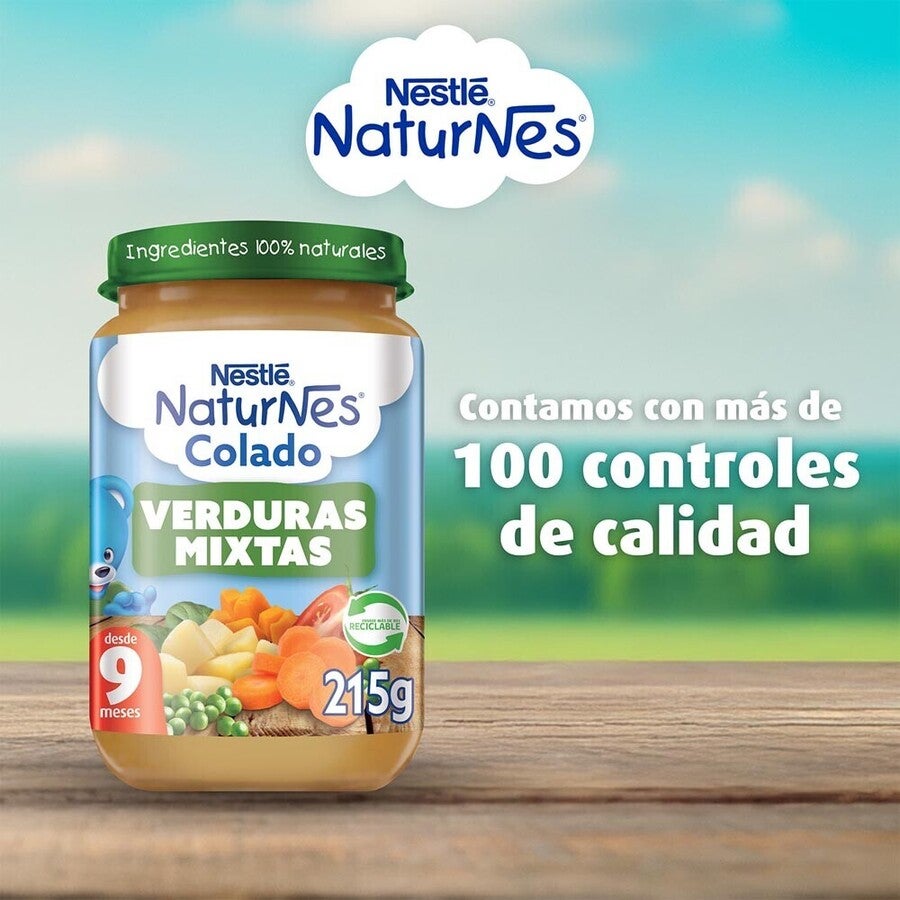Colado Naturnes Verduras Mixtas 215g