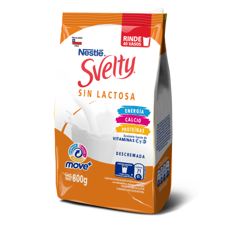 Leche en Polvo SVELTY® Sin lactosa Descremada