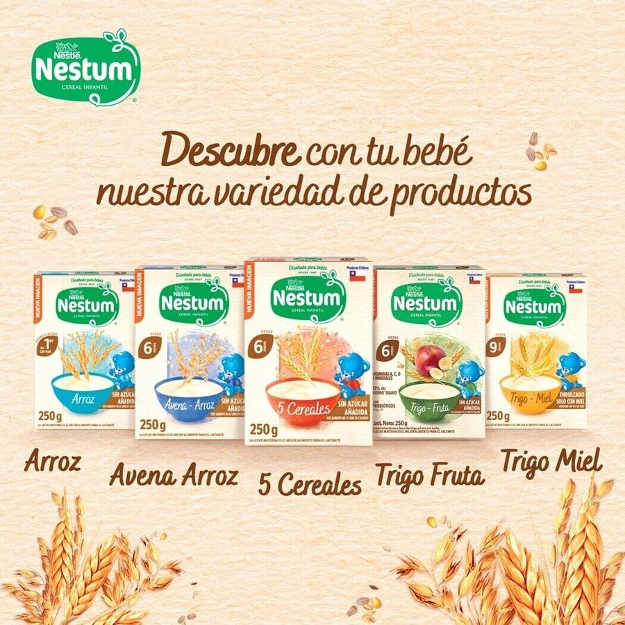 Cereal Infantil Nestum® Trigo y Miel 250g