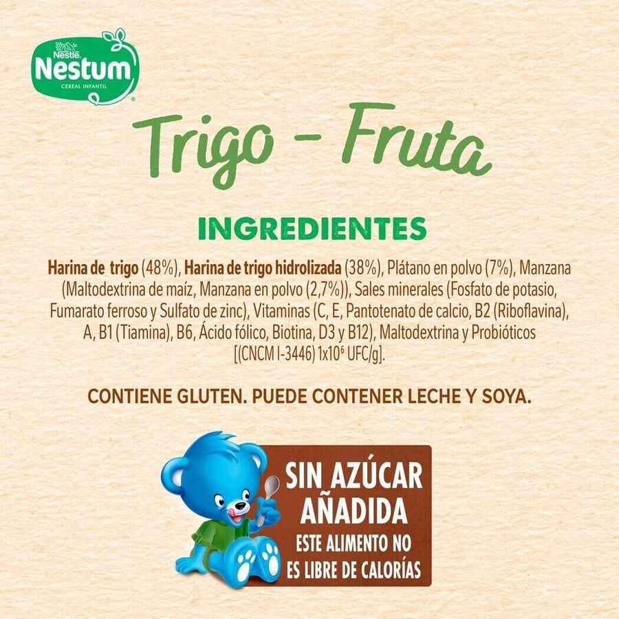 Cereal Infantil Nestum® Trigo y Frutas 250g