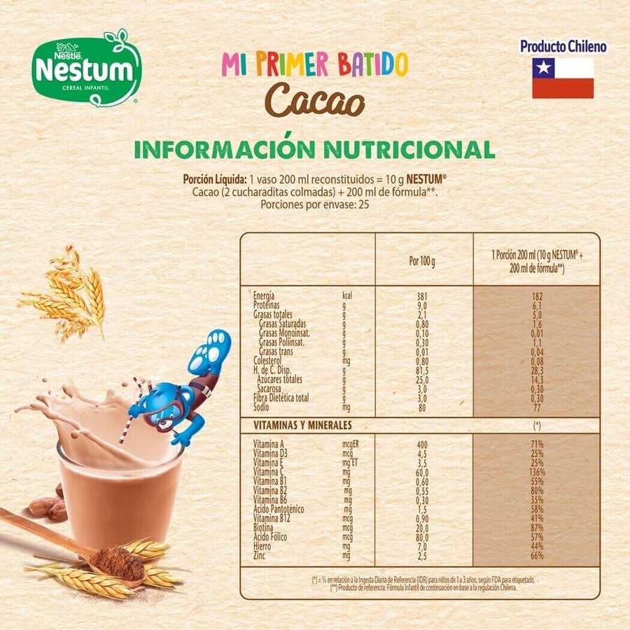 Cereal Infantil Nestum® Cacao 250g