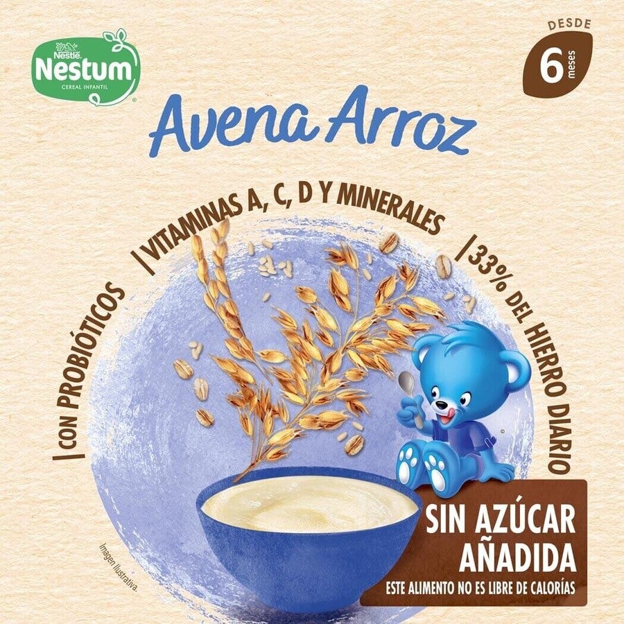 Cereal Infantil Nestum® Avena y Arroz 250g
