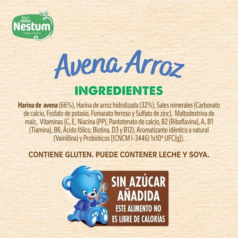 Cereal Infantil Nestum® Avena y Arroz 250g