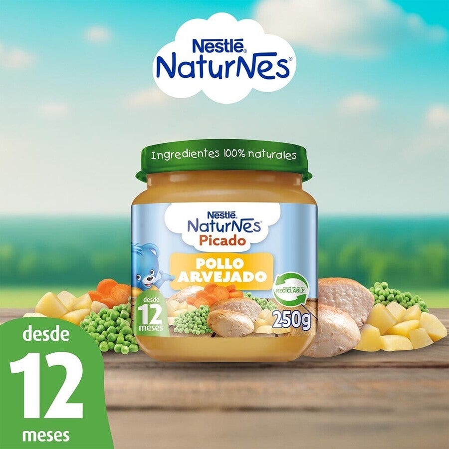 Picado Naturnes Pollo Arvejado 250g
