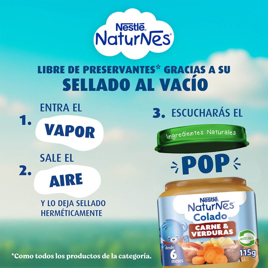 Colado Carne Verduras