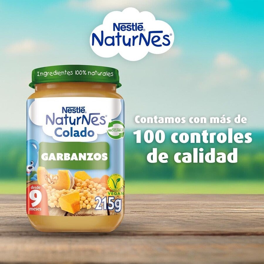 Colado Naturnes Garbanzos 215g