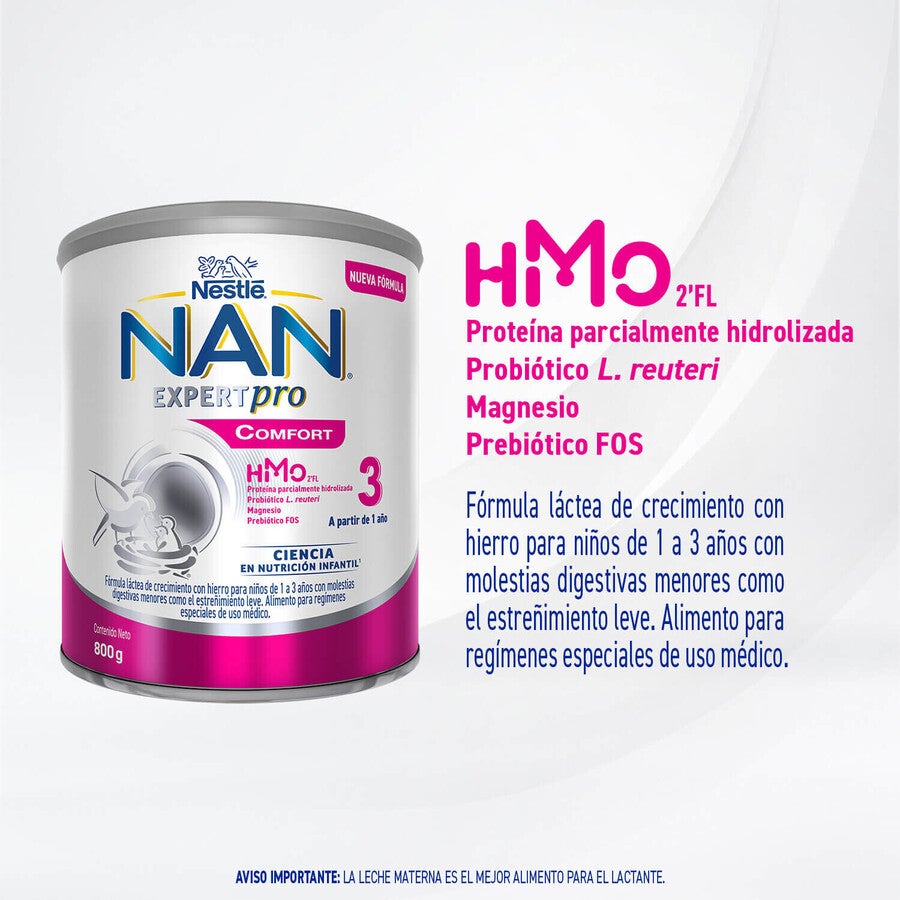 Fórmula Infantil NAN® Comfort Expertpro Etapa 3 800g