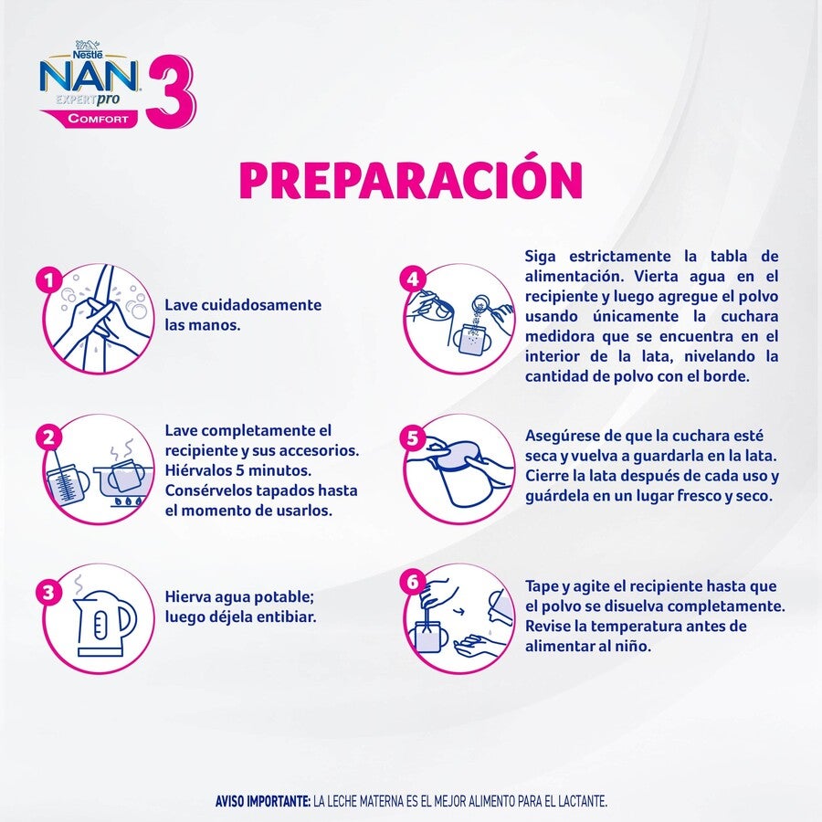 Fórmula Infantil NAN® Comfort Expertpro Etapa 3 800g