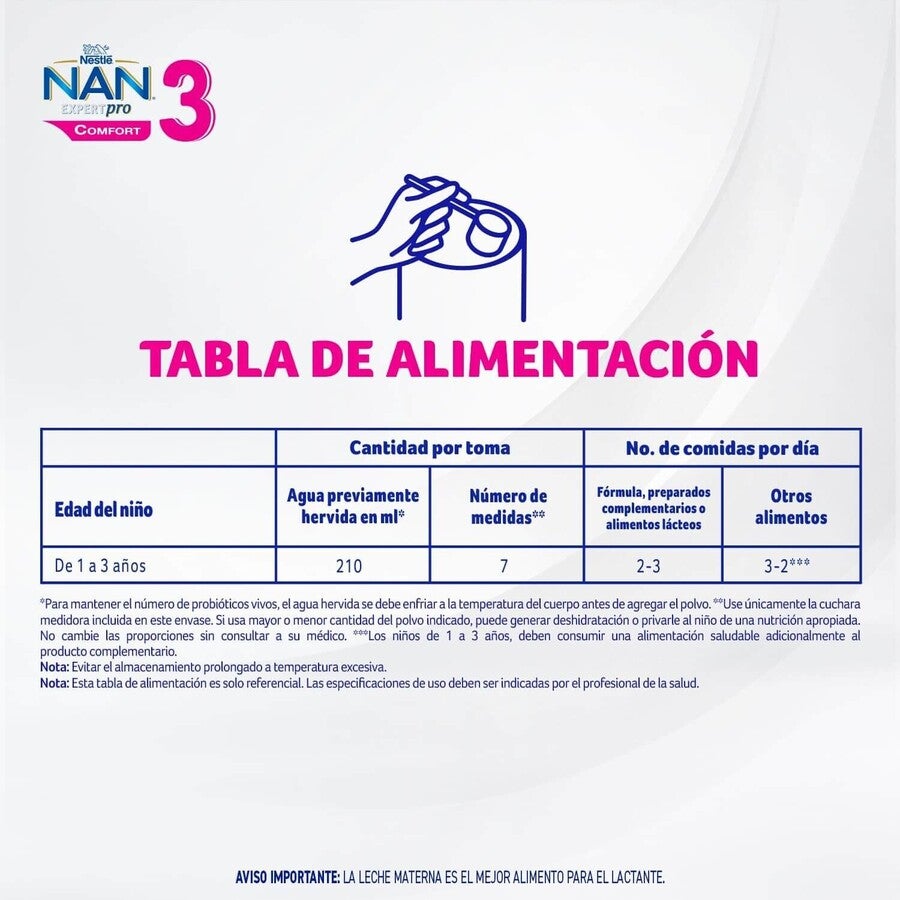 Fórmula Infantil NAN® Comfort Expertpro Etapa 3 800g