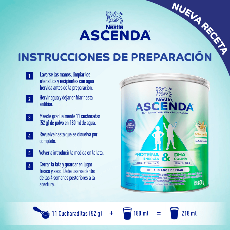 Complemento Nutricional ASCENDA® 