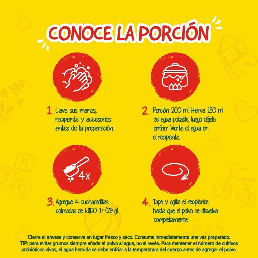 Fórmula Láctea NIDO® 1+