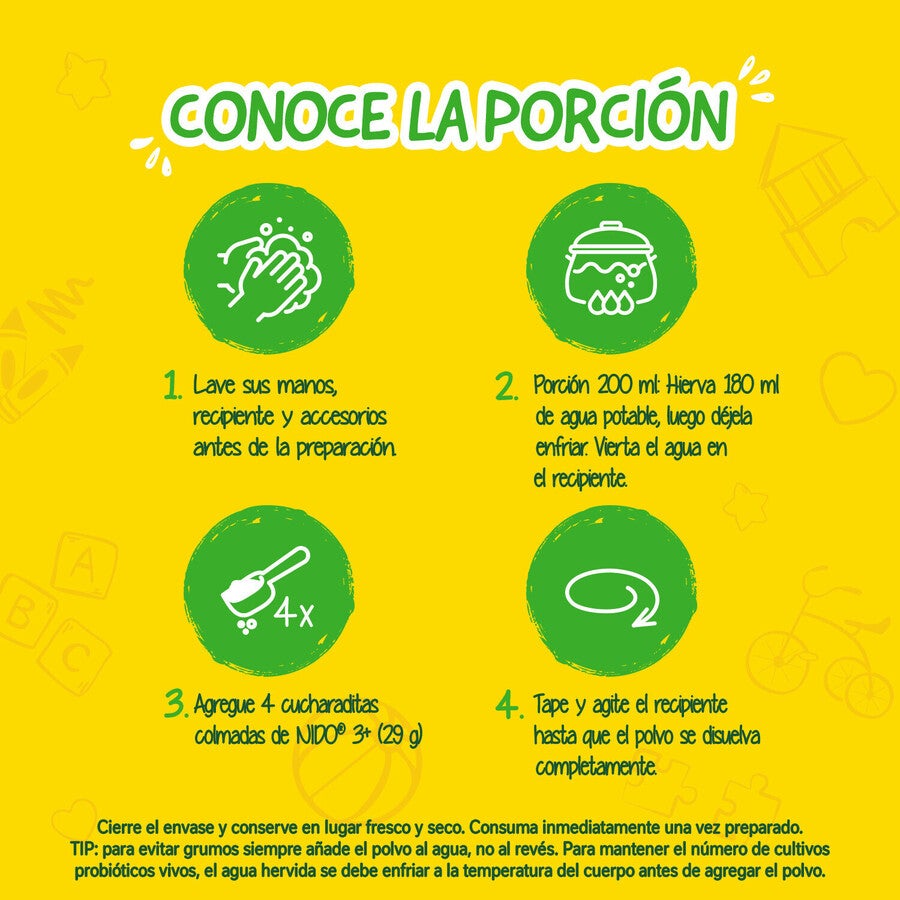 Leche en Polvo NIDO® 3+