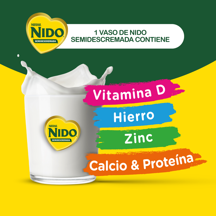 Leche en Polvo NIDO® Semidescremada