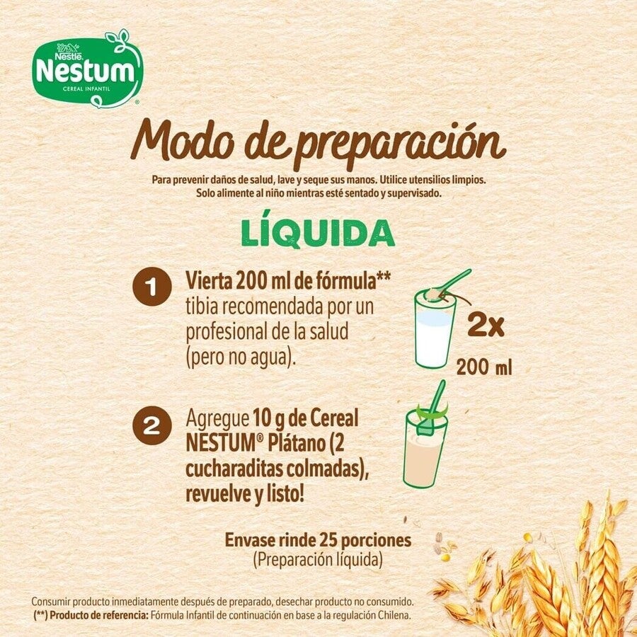 Cereal Infantil Nestum Plátano 250g