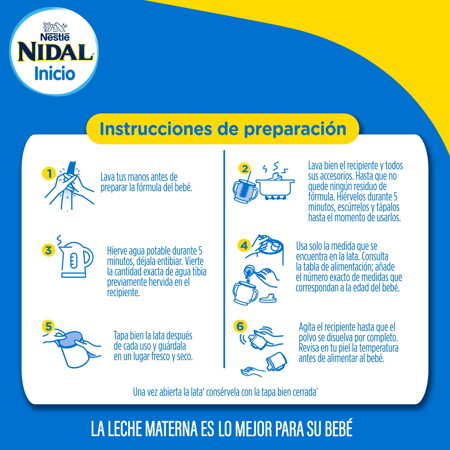 Nidal Inicio 0 a 6 meses