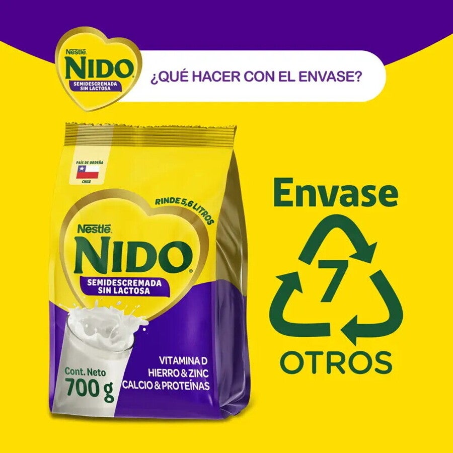 NIDO Semidescremada Sin Lactosa