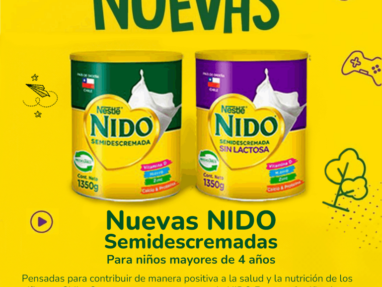 Nido Semidescremadas Banner 