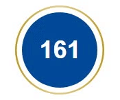 Un icono con el numero ciento sesenta y uno Un icono con el numero ciento sesenta y uno