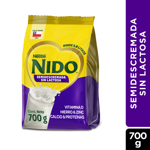 Leche en polvo NIDO®700g semidescremada sin lactosa 