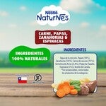 Picado Naturnes Carne, Papas, Zanahoria y Espinaca 215g