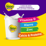 Leche en Polvo NIDO® Semidescremada Sin Lactosa