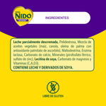 Leche en polvo NIDO®700g semidescremada sin lactosa 